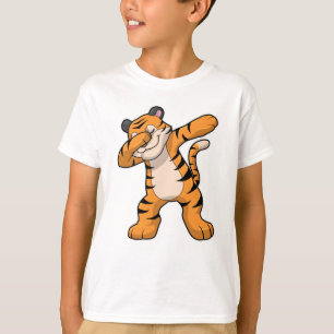 Tiger beim Hip Hop Dance Dab T-Shirt