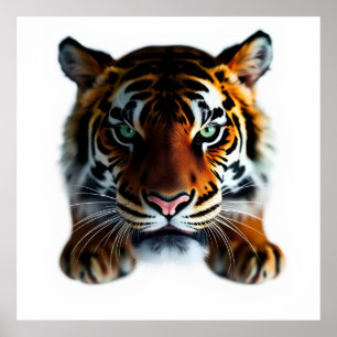 Tiger-Beobachtung Poster