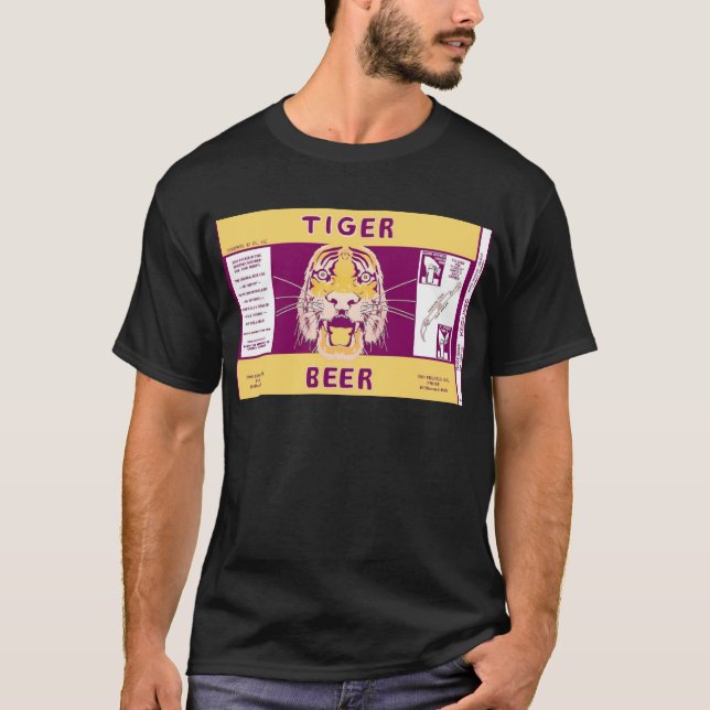 Tiger-Bier Manhattan, das Dose Chicagos Illinois T-Shirt (Vorderseite)