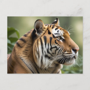Tiger Big Cat Nature Wildlife Picture Postkarte