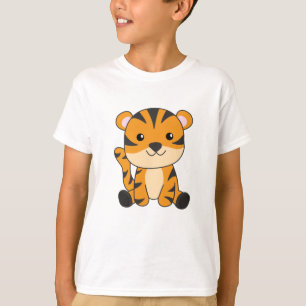 Tiger Big Cat Niedlicher Tiere für Kinder T-Shirt