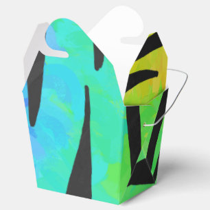 Tiger Black and Rainbow-Geschenke Geschenkschachtel