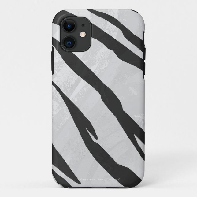 Tiger Black and White Print Case-Mate iPhone Hülle (Rückseite)