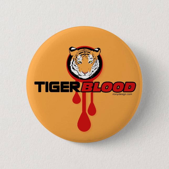 Tiger Blood Button (Vorderseite)