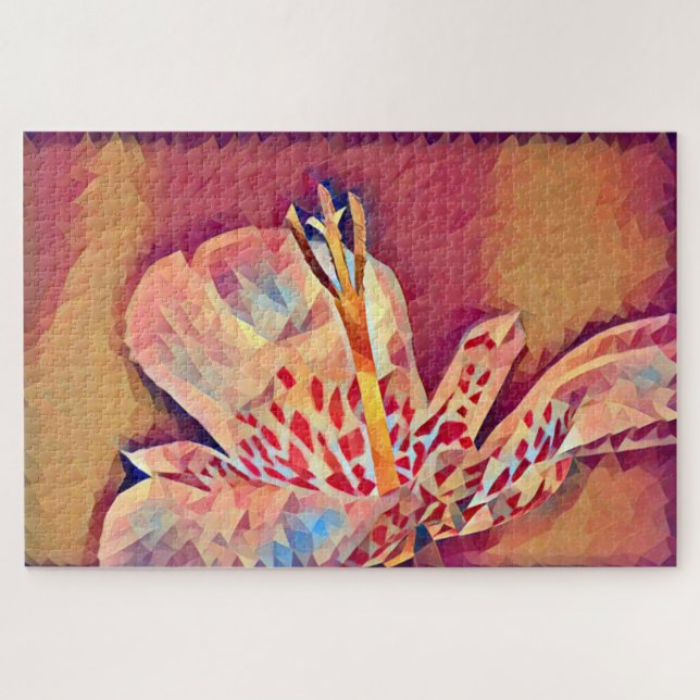Tiger-Blume Puzzle (Horizontal)