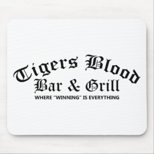 Tiger-Blut-Bar u. Grill Mousepad