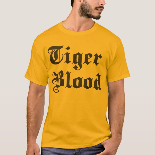 Tiger-Blut T-Shirt (Vorderseite)