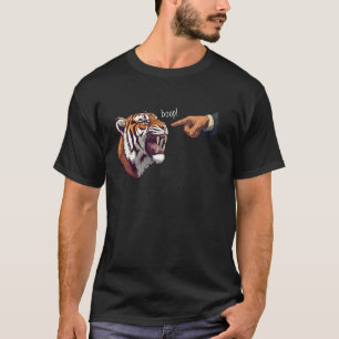 Tiger Boop die Schnauze Lustiges Wildkatzen-Meme M T-Shirt
