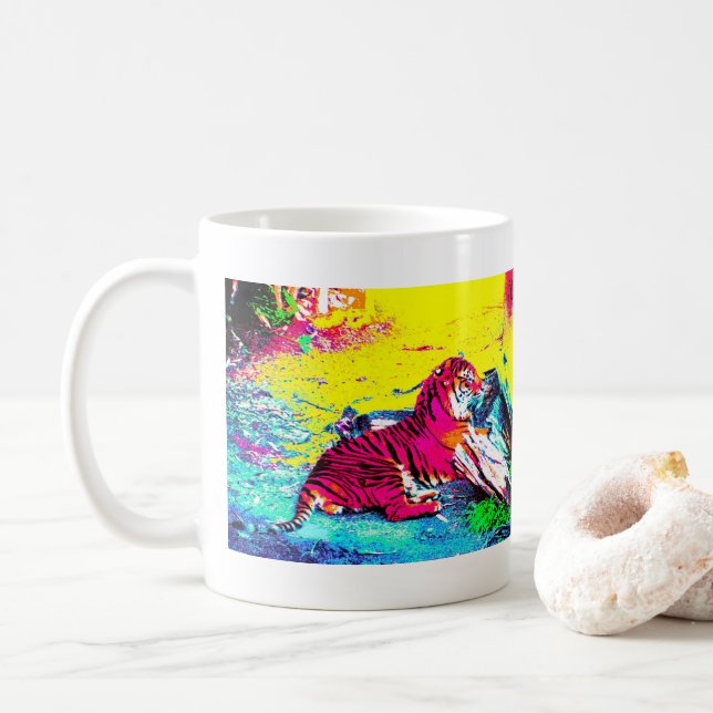Tiger Bright Kaffeetasse (Mit Donut)