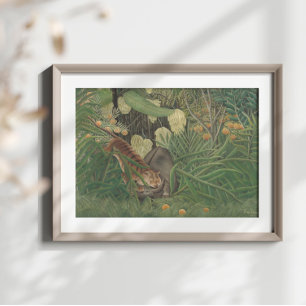 Tiger Buffalo 3 Jungle Leaf Ephemera Decoupage Seidenpapier