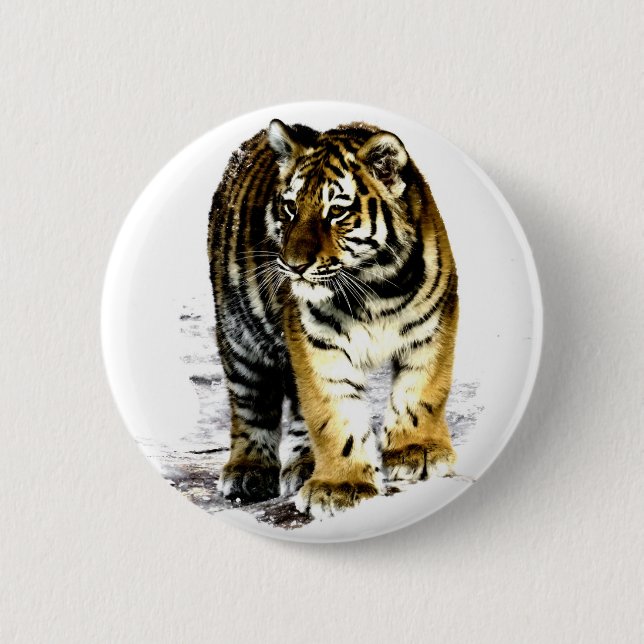 Tiger Button (Vorderseite)
