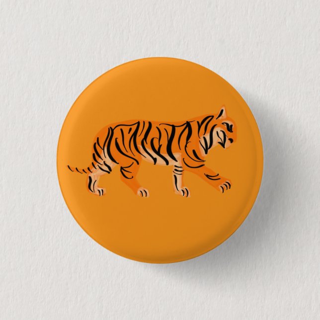 Tiger Button (Vorderseite)