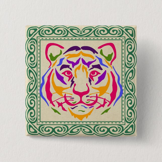 Tiger Button (Vorderseite)
