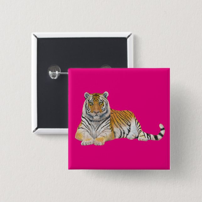 Tiger Button (Vorne & Hinten)