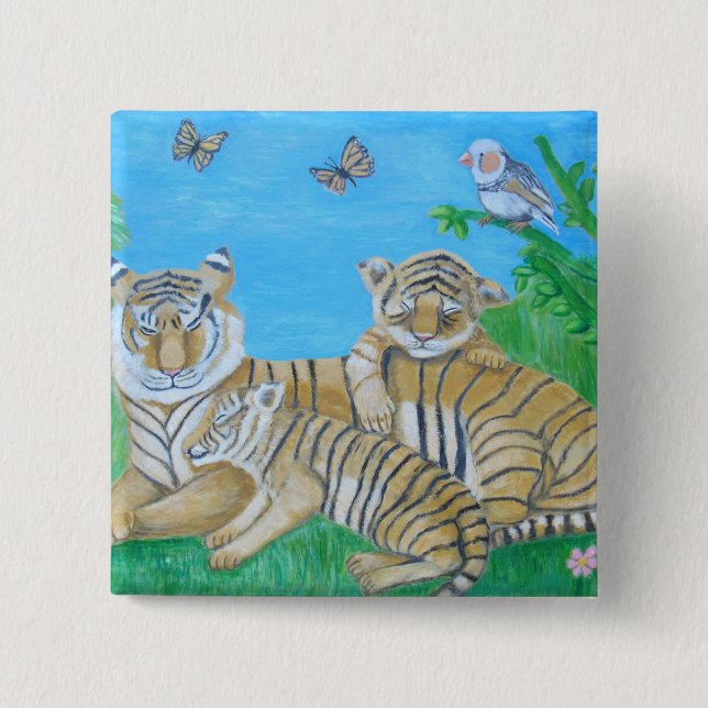 Tiger Button (Vorderseite)