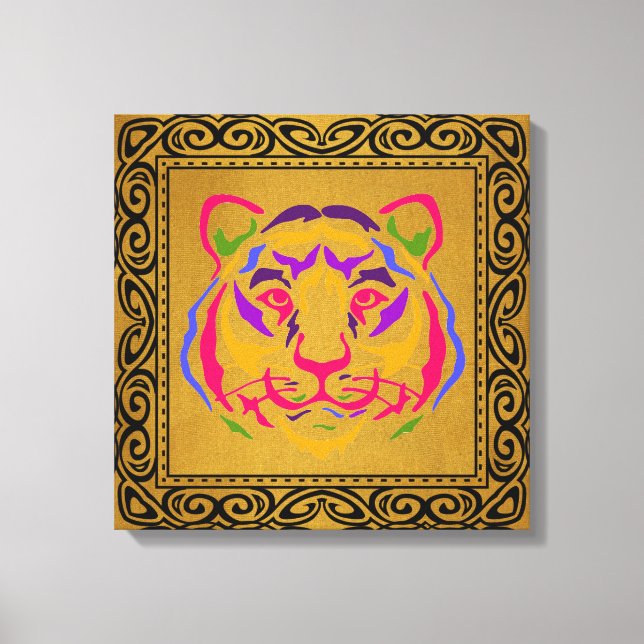 Tiger Canvas Print Leinwanddruck (Vorderseite)