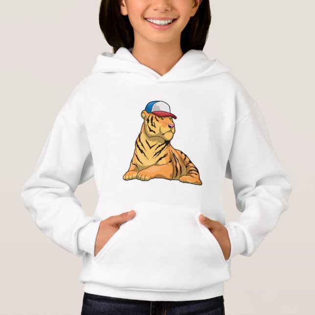 Tiger Cap Hoodie (Vorderseite)