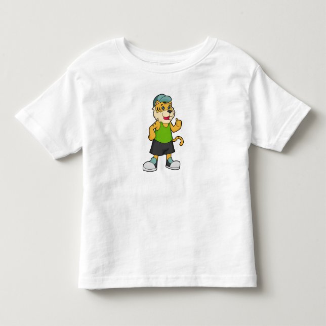 Tiger Cap Kleinkind T-shirt (Vorderseite)