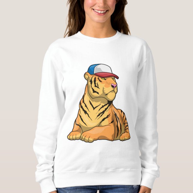 Tiger Cap Sweatshirt (Vorderseite)