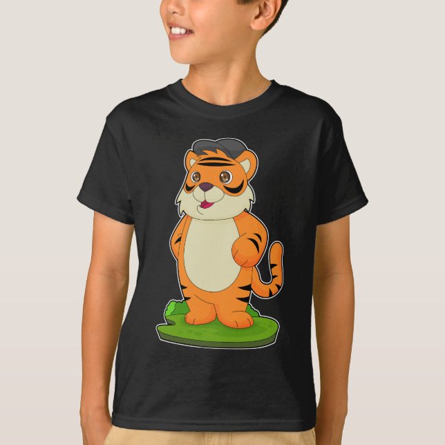 Tiger Cap T-Shirt (Vorderseite)