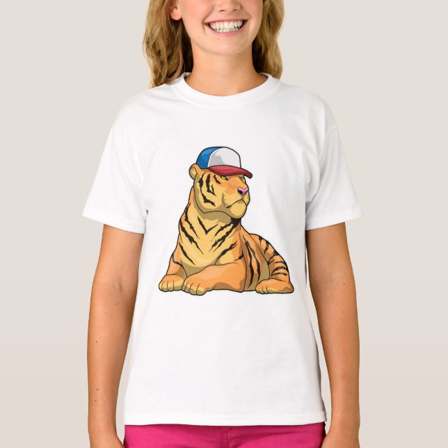 Tiger Cap T-Shirt (Vorderseite)