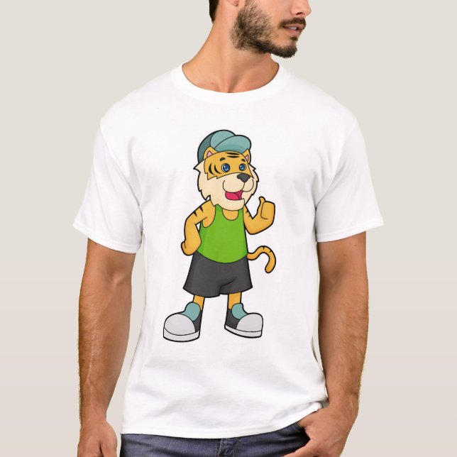 Tiger Cap T-Shirt (Vorderseite)