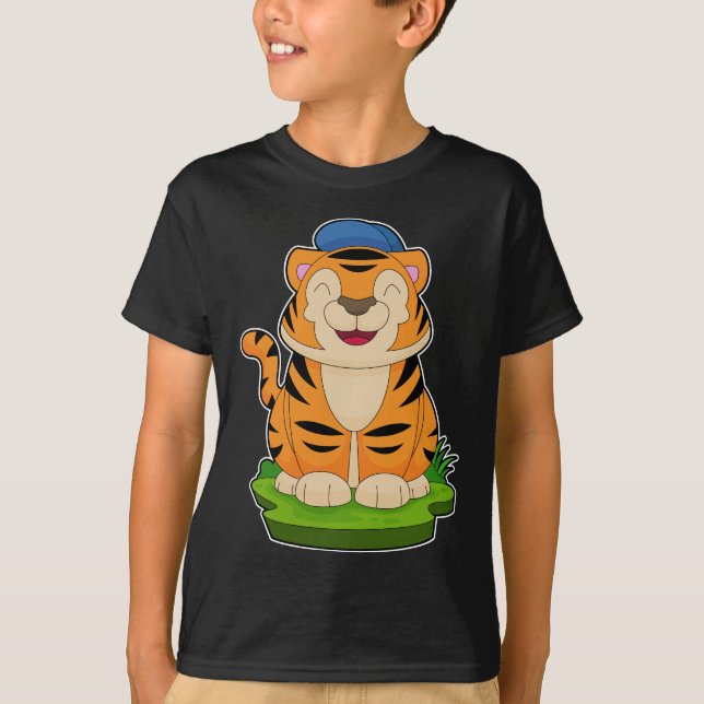 Tiger Cap T-Shirt (Vorderseite)