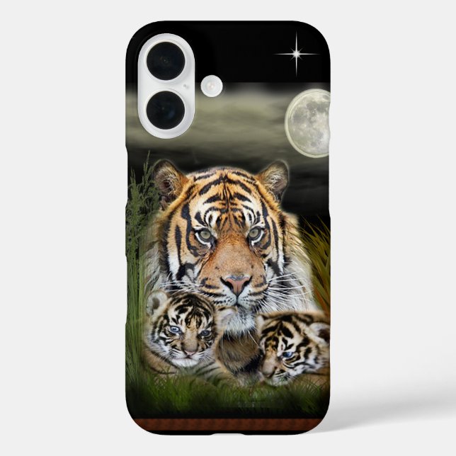 Tiger Case-Mate iPhone Hülle (Rückseite)