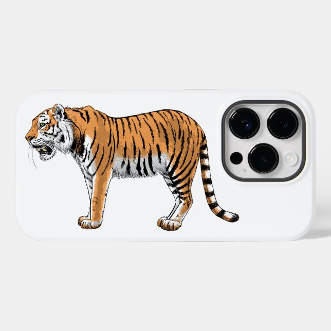 Tiger Case-Mate iPhone Hülle (Rückseite (Horizontal))