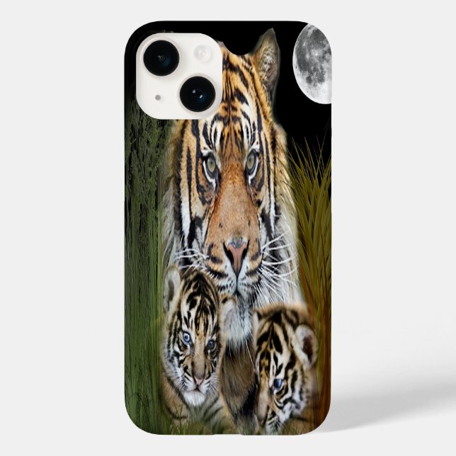 Tiger Case-Mate iPhone Hülle (Rückseite)