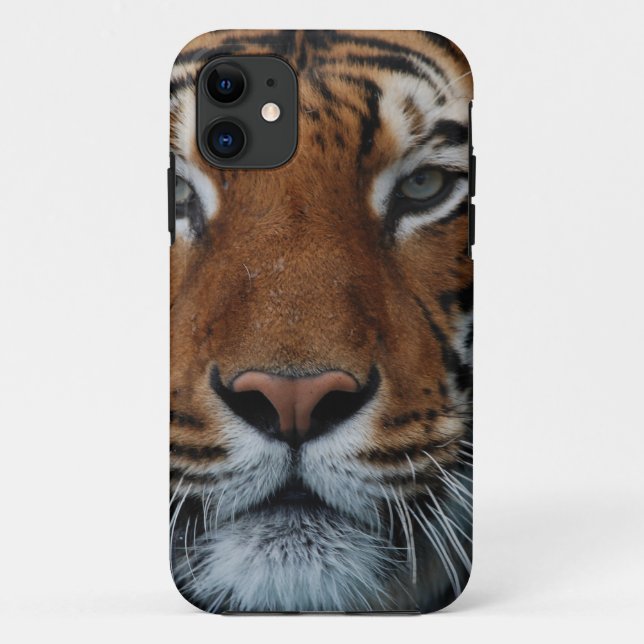 Tiger Cat Stripes Jungle Mist Animal Case-Mate iPhone Hülle (Rückseite)