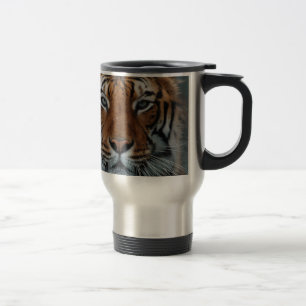 Tiger Cat Stripes Jungle Mist Animal Reisebecher