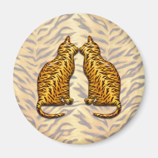 Tiger Cats Magnet