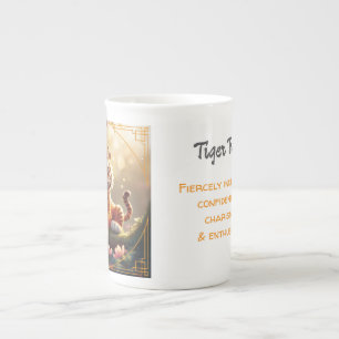 Tiger - Chinesisch Prozellantasse