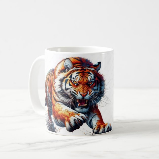 Tiger Classic Tasse, 11 oz Kaffeetasse (Vorderseite Links)
