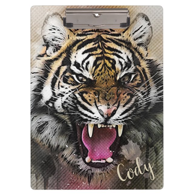 Tiger Clipboard Klemmbrett (Vorderseite)