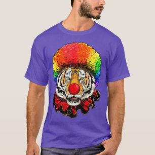 Tiger Clown Wildlife Tiger Safari Tierkreis T-Shirt