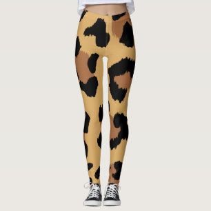Tiger Color Pattern Animal Lover Leggings