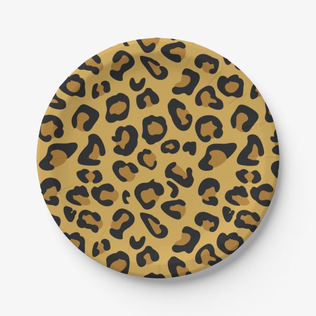 Tiger Color Pattern Animal Lover Pappteller (Vorderseite)