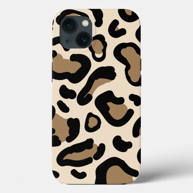 Tiger Color Pattern Tierfreunde Case-Mate iPhone Hülle (Rückseite)