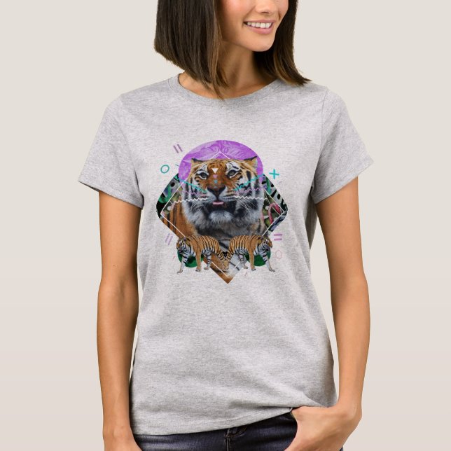 Tiger Colorful T-Shirt (Vorderseite)