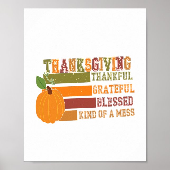 Tiger Country Pumpkin Poster (Vorne)