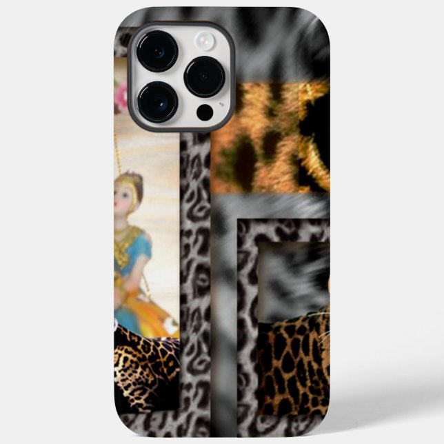 Tiger & Couple Art Print Case-Mate iPhone Hülle (Rückseite)