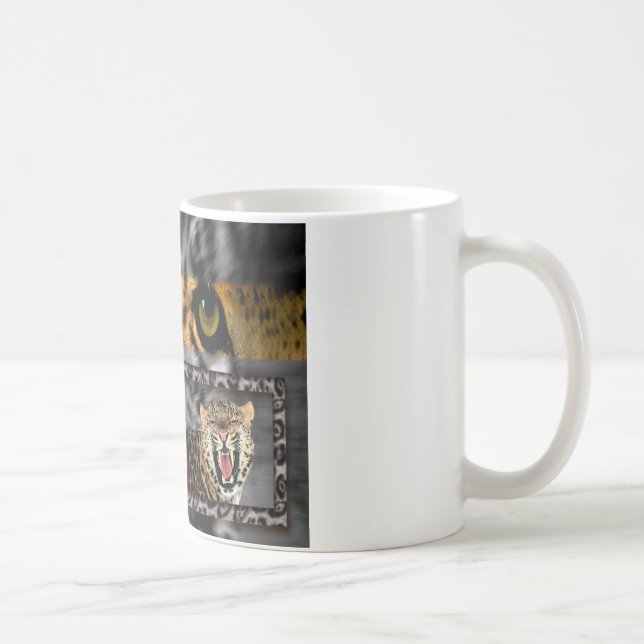 Tiger & Couple Art Print Kaffeetasse (Rechts)