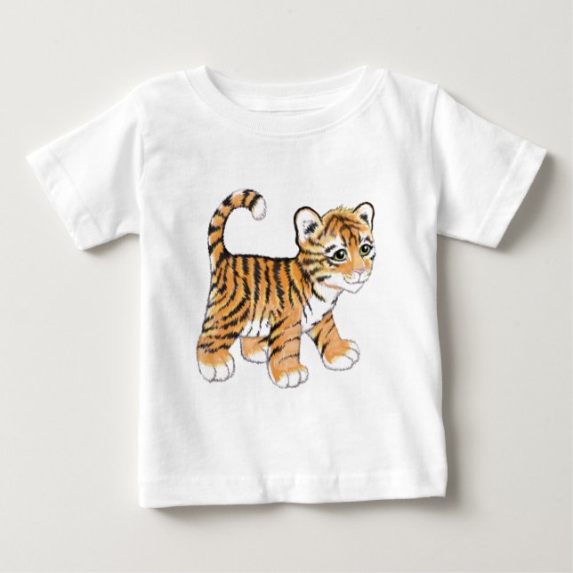Tiger Cub Baby T-shirt (Vorderseite)