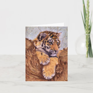Tiger CUB Notecards Karte