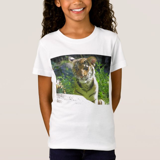 Tiger-CUB-Porträt 3 T-Shirt (Vorderseite)