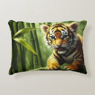 Tiger Cub Throw Kissen