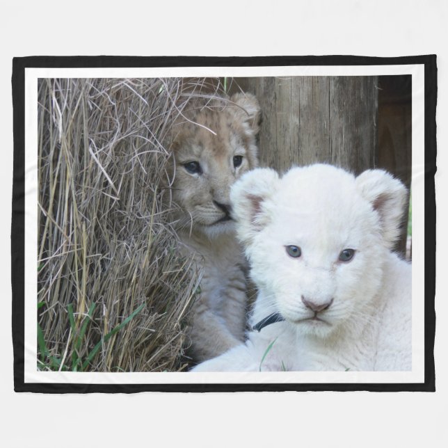 Tiger Cubs Fleecedecke (Vorderseite (Horizontal))