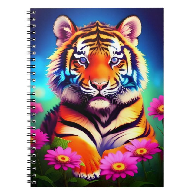 Tiger-Cut-Notebook Notizblock (Vorderseite)